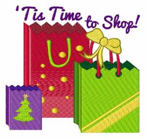 Picture of Time To Shop Machine Embroidery Design