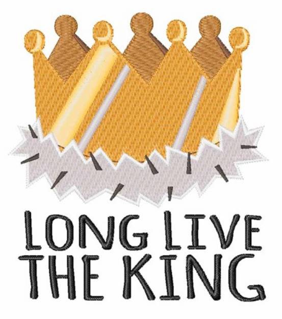 Picture of The King Machine Embroidery Design