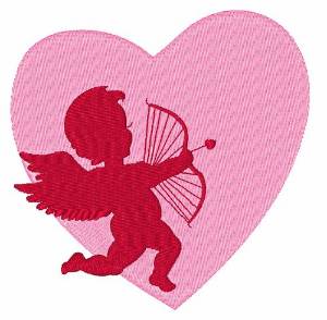 Picture of Valentine Cupid Machine Embroidery Design