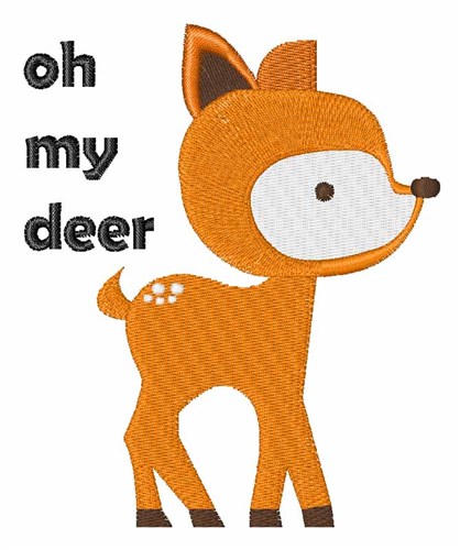 My Deer Machine Embroidery Design