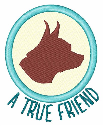 True Friend Machine Embroidery Design