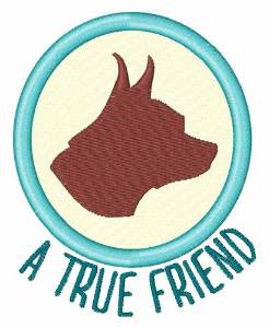Picture of True Friend Machine Embroidery Design