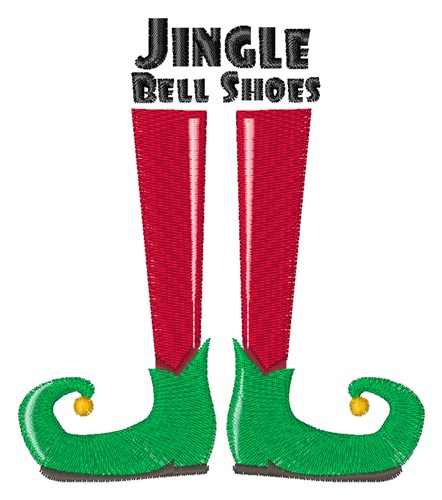 Jingle Bell Shoes Machine Embroidery Design
