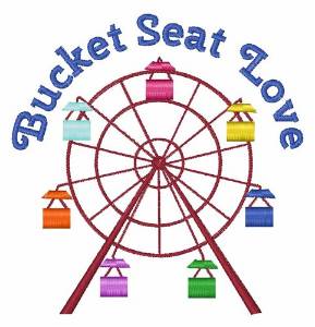 Picture of Bucket Seat Machine Embroidery Design