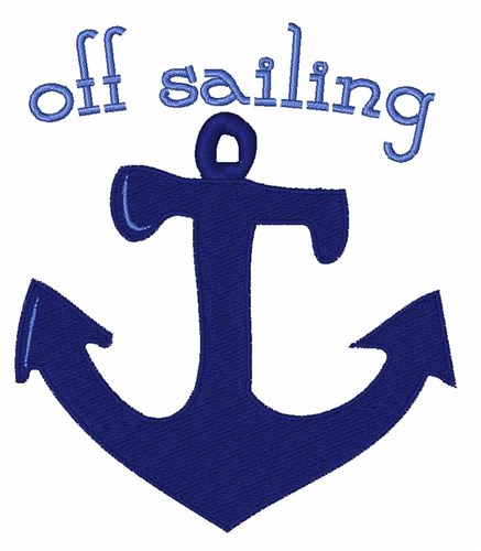 Off Sailing Machine Embroidery Design