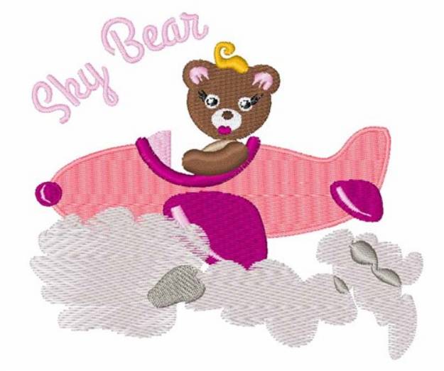 Picture of Sky Bear Machine Embroidery Design