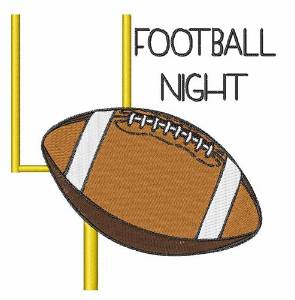 Picture of Football Night Machine Embroidery Design