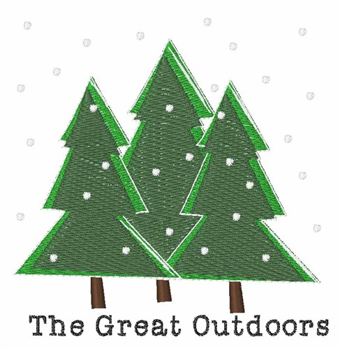 Great Outdoors Machine Embroidery Design