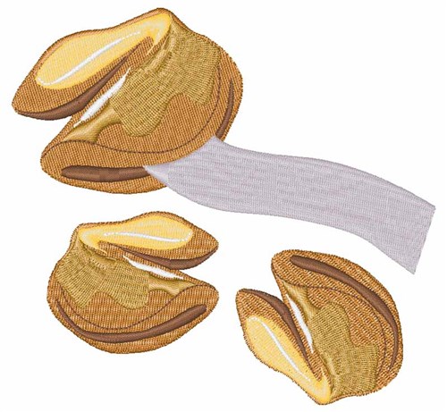 Fortune Cookies Machine Embroidery Design