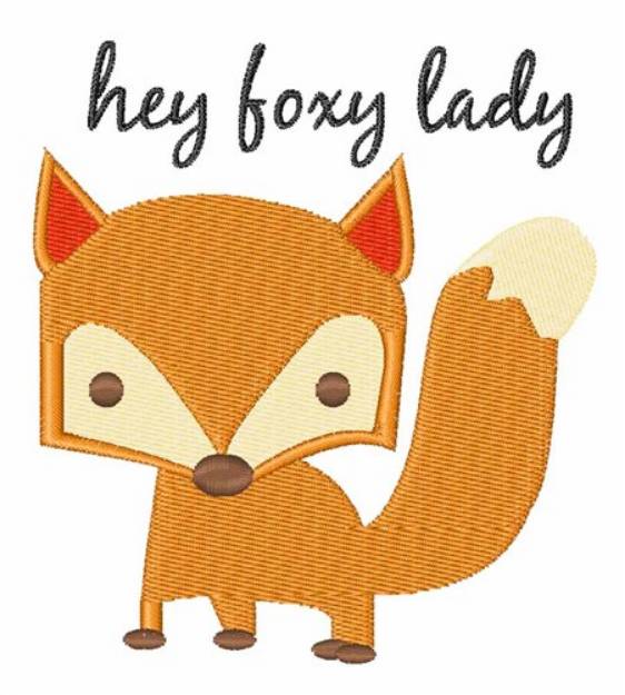 Picture of Foxy Lady Machine Embroidery Design