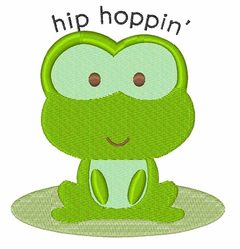 Hip Hoppin Machine Embroidery Design