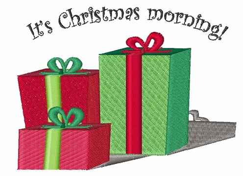 Christmas Morning Machine Embroidery Design