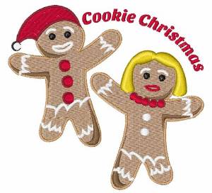 Picture of Cookie Christmas Machine Embroidery Design