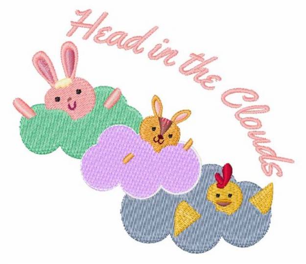 Picture of Head In Clouds Machine Embroidery Design