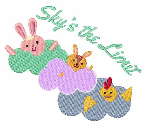 Skys The Limit Machine Embroidery Design