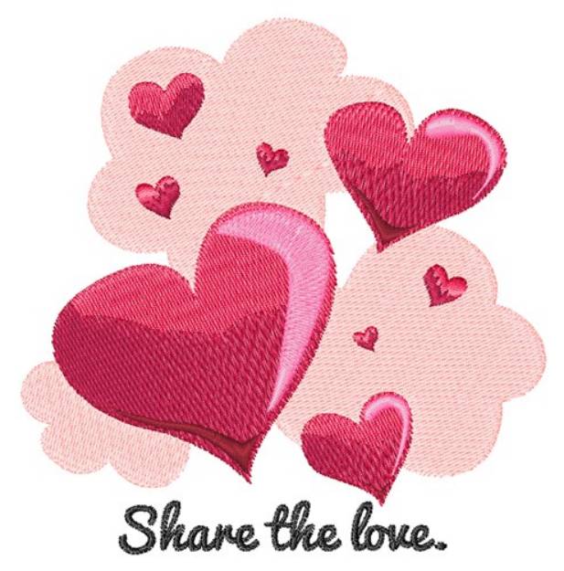 Picture of Share Love Machine Embroidery Design