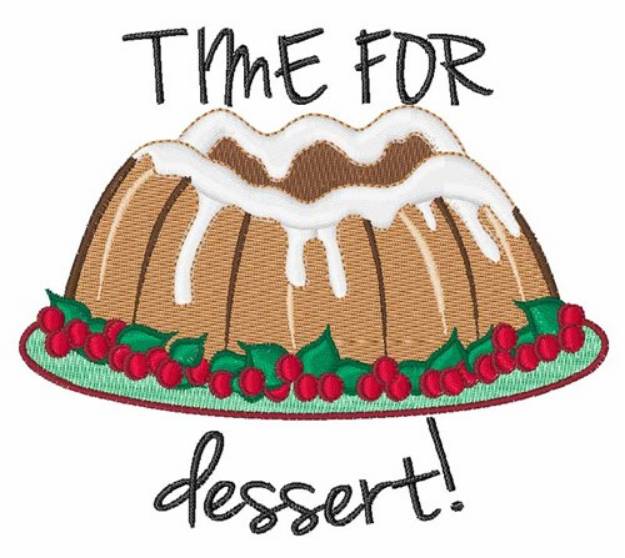Picture of Time For Dessert Machine Embroidery Design