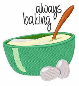 Picture of Always Baking Machine Embroidery Design