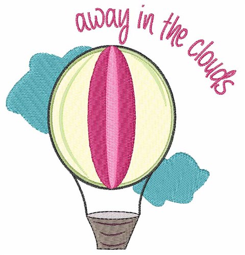 In The Clouds Machine Embroidery Design