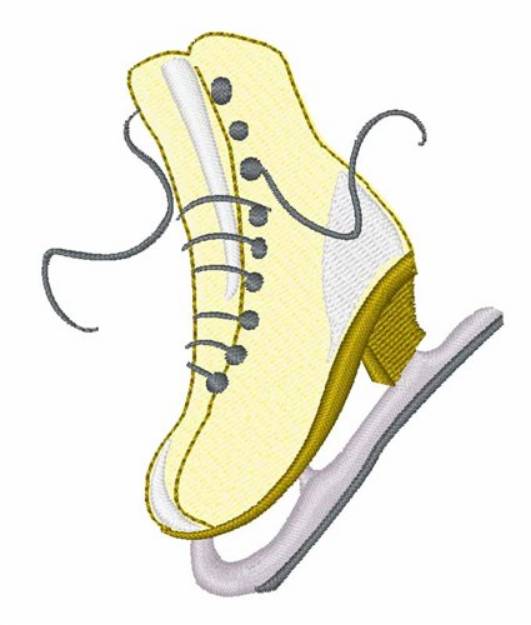 Picture of Ice Skate Machine Embroidery Design