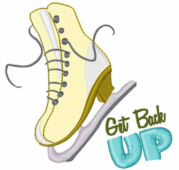 Picture of Get Back Up Machine Embroidery Design