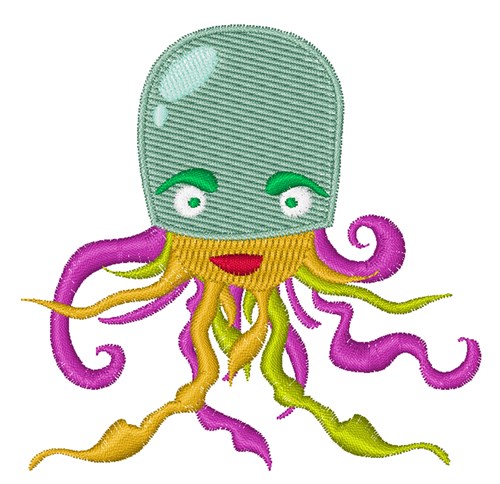 Jelly Fish Machine Embroidery Design