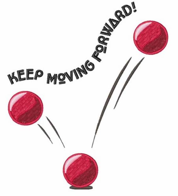 Picture of Keep Moving Machine Embroidery Design