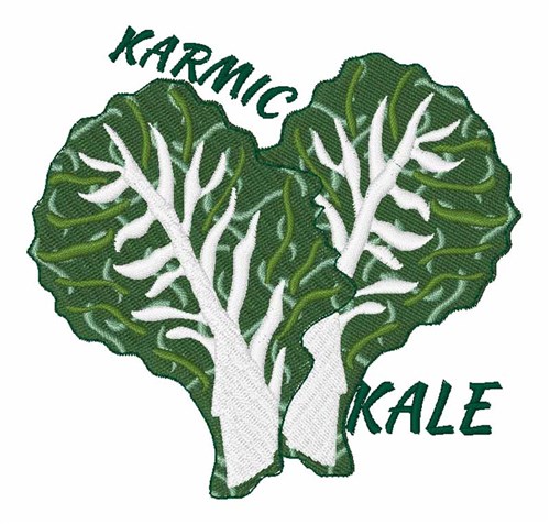 Karmic Kale Machine Embroidery Design