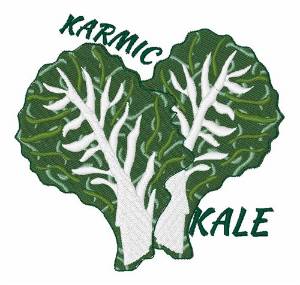 Picture of Karmic Kale Machine Embroidery Design