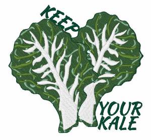 Picture of Keep Your Kale Machine Embroidery Design