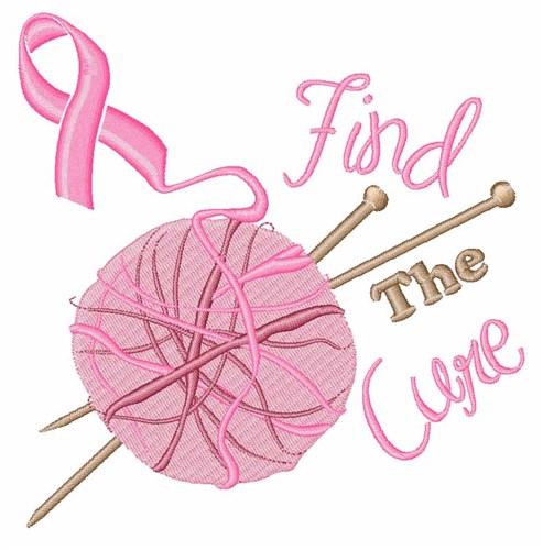 Find The Cure Machine Embroidery Design