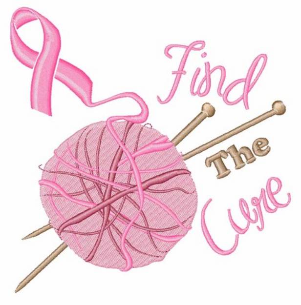 Picture of Find The Cure Machine Embroidery Design