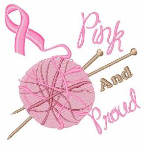 Picture of Pink And Proud Machine Embroidery Design