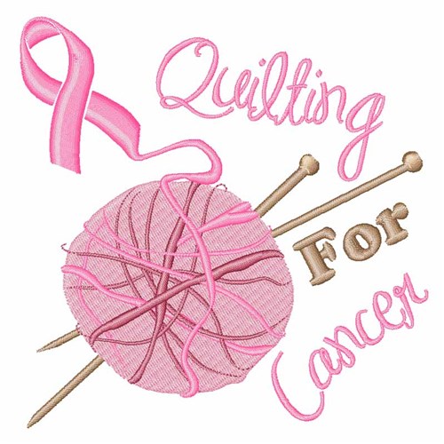 Quilting For Cancer Machine Embroidery Design