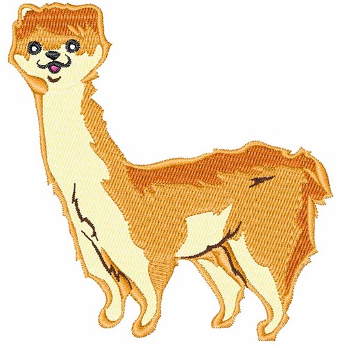 Llama Machine Embroidery Design