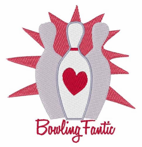Picture of Bowling Fanatic Machine Embroidery Design