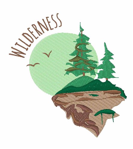 Wilderness  Machine Embroidery Design