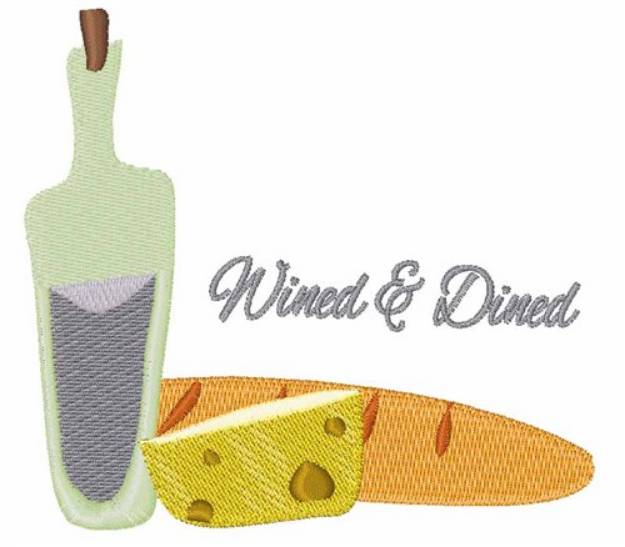 Picture of Wined & Dined Machine Embroidery Design