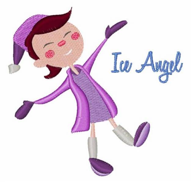 Picture of Ice Angel Machine Embroidery Design