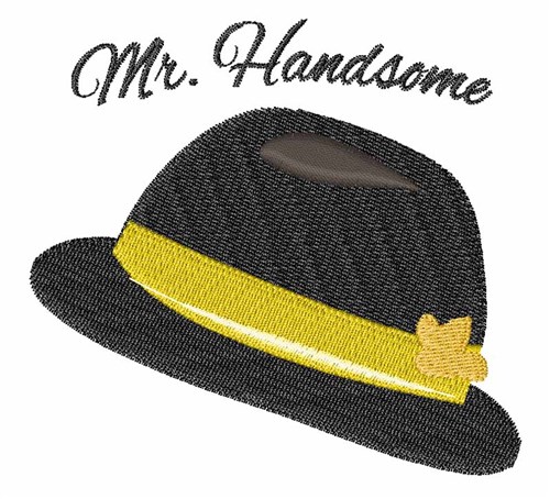 Mr. Handsome Machine Embroidery Design