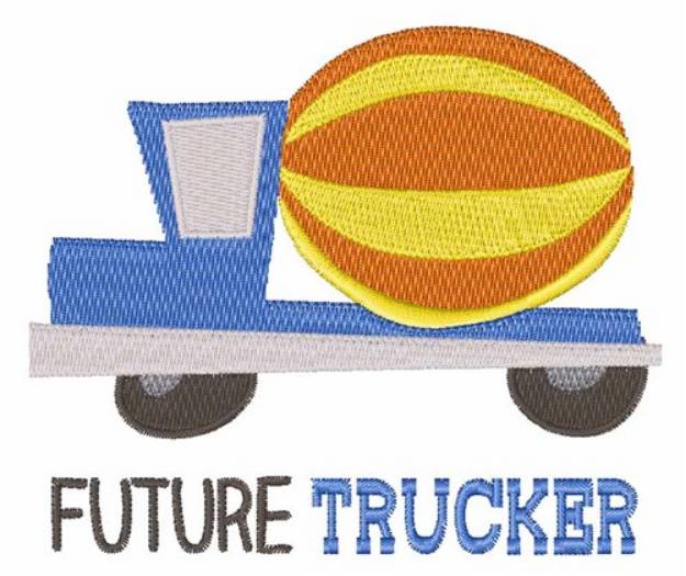 Picture of Future Trucker Machine Embroidery Design