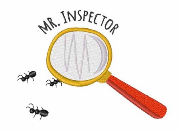 Picture of Mr. Inspector Machine Embroidery Design