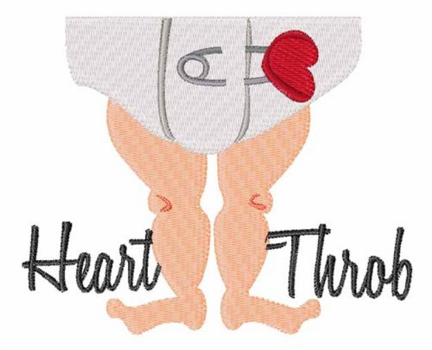 Picture of Heart Throb Machine Embroidery Design