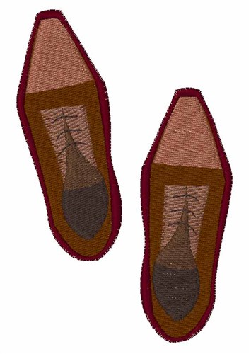 Lace Shoes Machine Embroidery Design