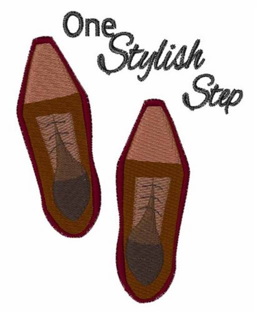 Picture of Stylish Step Machine Embroidery Design