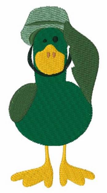 Picture of Salute Duck Machine Embroidery Design