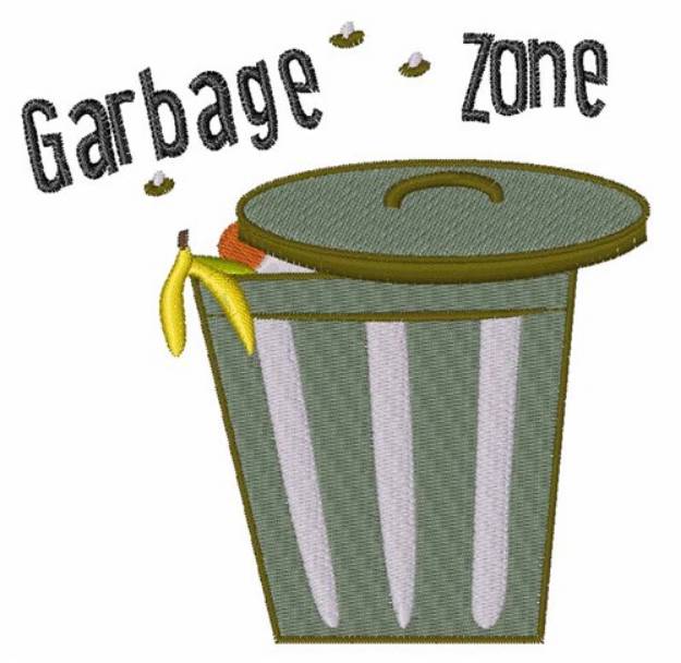 Picture of Garbage Zone Machine Embroidery Design