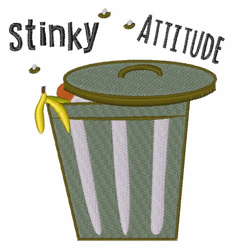 Stinky Attitude Machine Embroidery Design