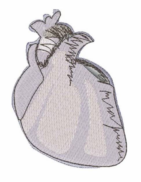 Picture of Sketch Heart Machine Embroidery Design