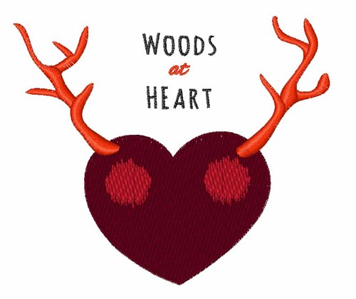 Woods at Heart Machine Embroidery Design